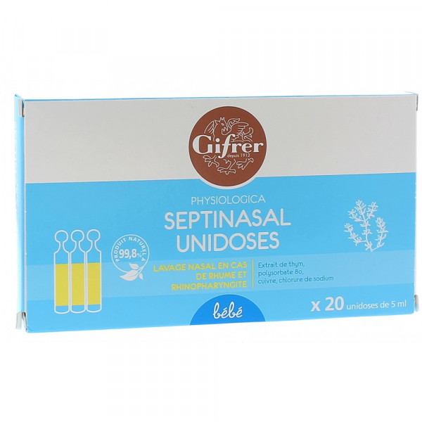 Septinasal Unidoses 5Ml Lab Gilbert (H20 Ống5Ml)