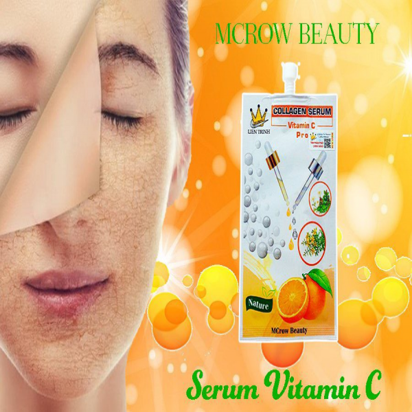 Serum Dưỡng Da Mcrow Beauty Collagen Serum Vit C Pro (H6G8Ml)