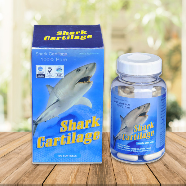 Shark Cartilage Sụn Cá Mập _Traly (Lọ/100V)