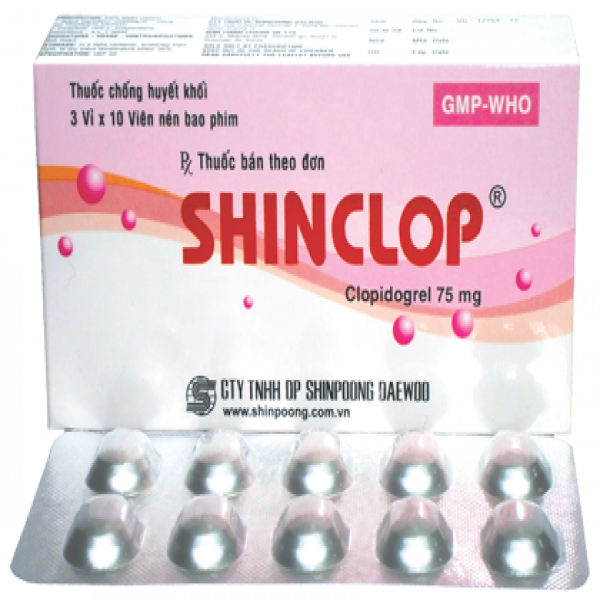 Shinclop Clopidogrel 75Mg Shinpoong (H30V)