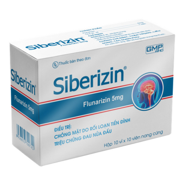 Siberizin 5Mg (Flunarizin ) _Sao Kim (H/100V)