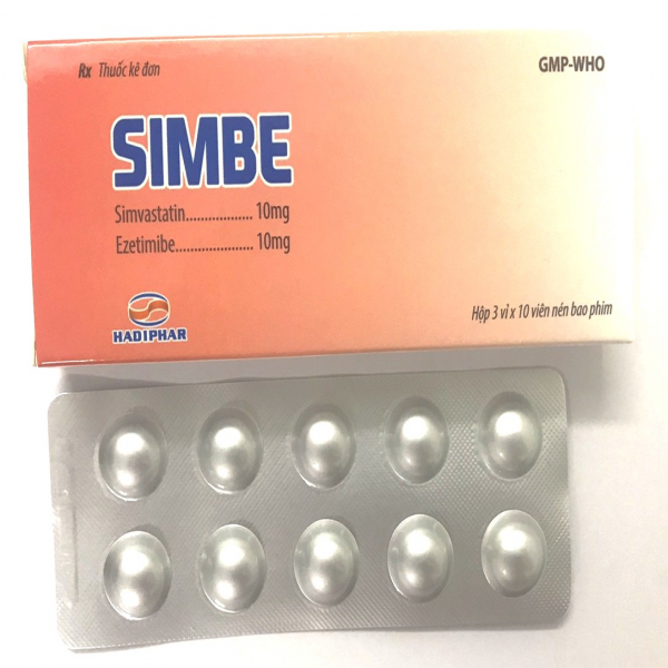 Simbe Simvastatin Ezetimib 1010Mg Hadiphar (H30V)