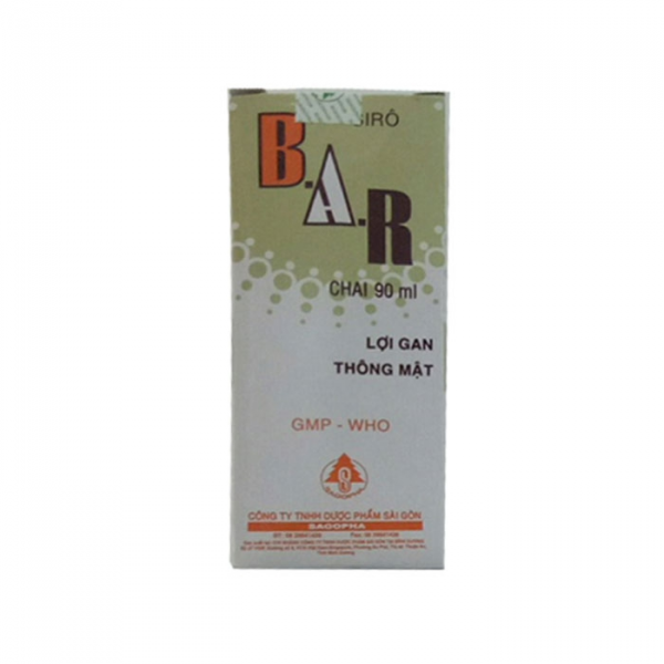 Siro B.a.r Lợi Gan Thông Mật Sagopha (L90Ml)