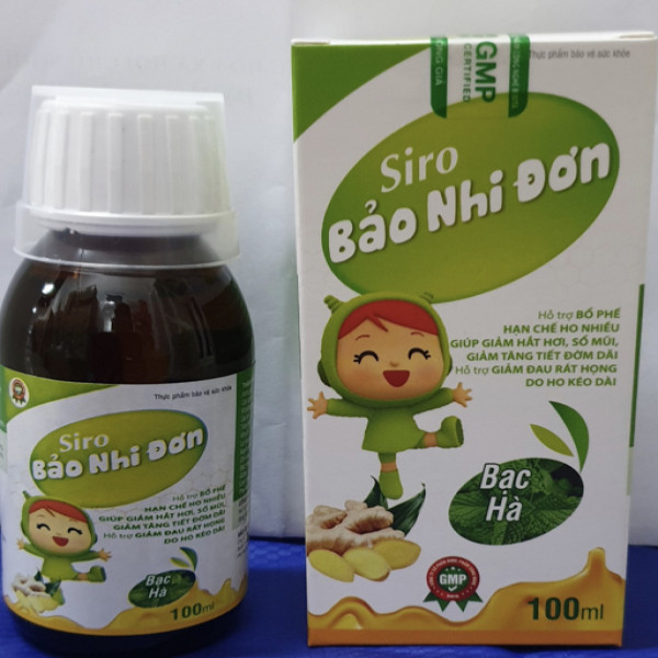 Siro Bảo Nhi Đơn (Lọ100Ml) K60
