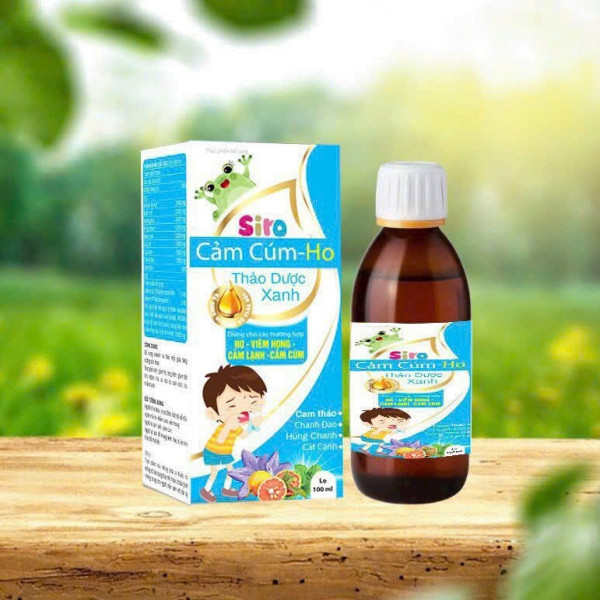 Siro Cảm Cúm-Ho Xanh Dương _Yn (Lọ100Ml)