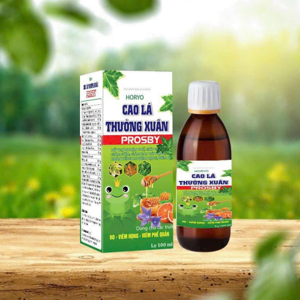 Siro Cao Lá Thường Xuân Prosby Ếch Xanh _Yn (Lọ100Ml)
