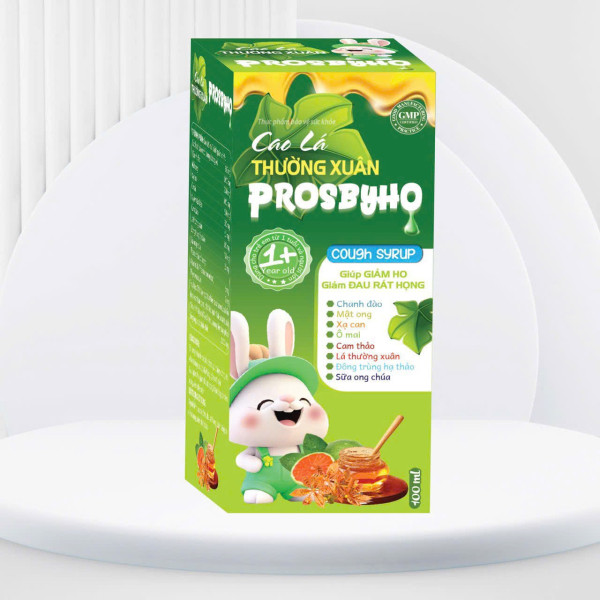 Siro Cao Lá Thường Xuân Prosbyho Thỏ Xanh _Yn (Lọ100Ml)