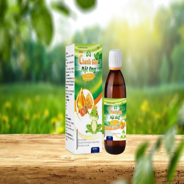Siro Chanh Đào Mật Ong _ Xanh Ếch Yn (L100Ml)