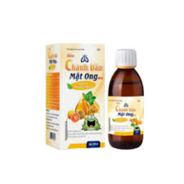 Siro Chanh Đào Mật Ong Hình Con Ếch _Yn (C100Ml)