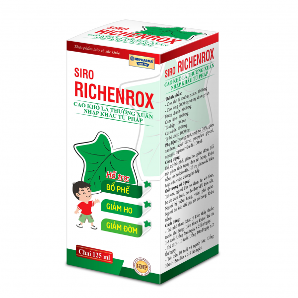 Siro Giảm Ho Richenrox Hd Pharma (L125Ml)