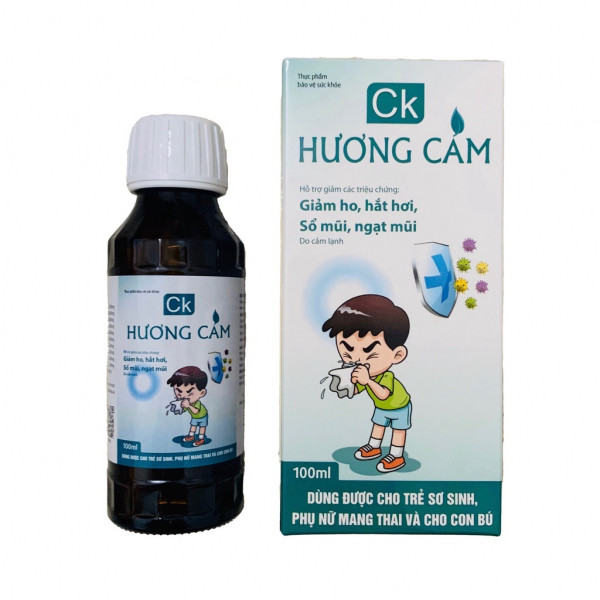 Siro Ck Hương Cảm _ Xanh (Lọ100Ml) K70H
