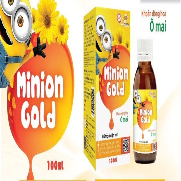 Siro Ho Húng Chanh Minion Gold _Ht Pharma (L100Ml)