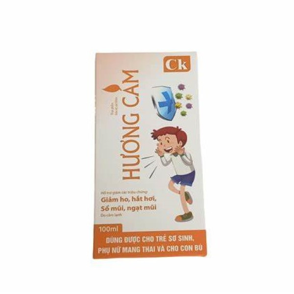 Siro Ck Hương Cảm _ cam (Lọ100Ml) K70H