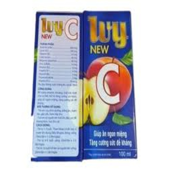 Siro Ivy New C Giúp Ăn Ngon, Tăng Sức Đề Kháng (Lọ100Ml)