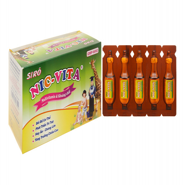 Siro Nic-Vita 10Ml (H20Ống)
