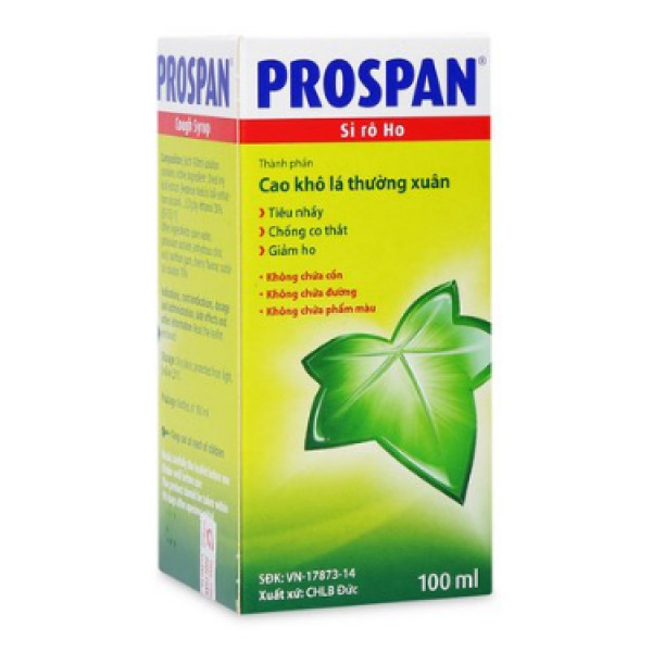 Siro Prospan _Đức (C100Ml) - Xanh Trẻ Em