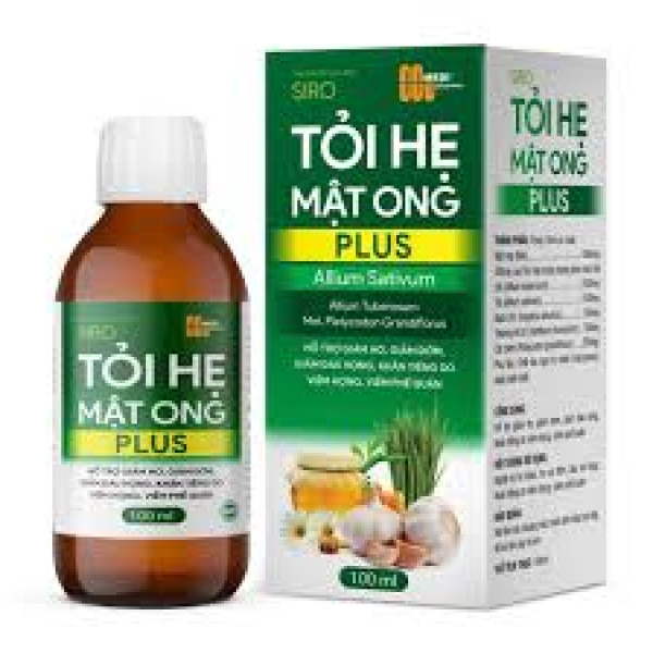 Siro Tỏi Hẹ Mật Ong Plus _Trường Giang (Lọ100Ml) K80