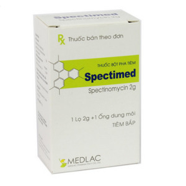 Spectimed Tiêm 2G _Medlac (Hộp/1 Lọ + 1 Ống Dung Môi)