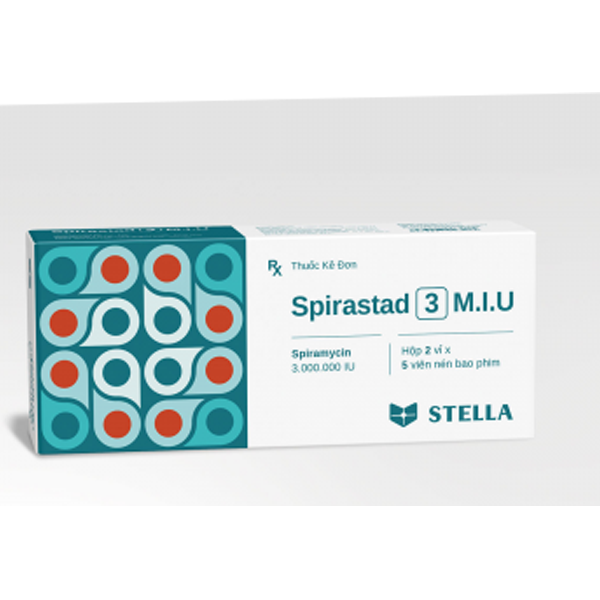 Spirastad Spiramycin 3 M.i.u Stella (H10V)