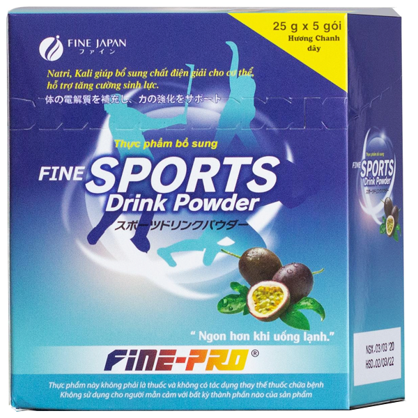 Sports Drink Powder Nhật vị Chanh leo (H5G25Gr) Đắt