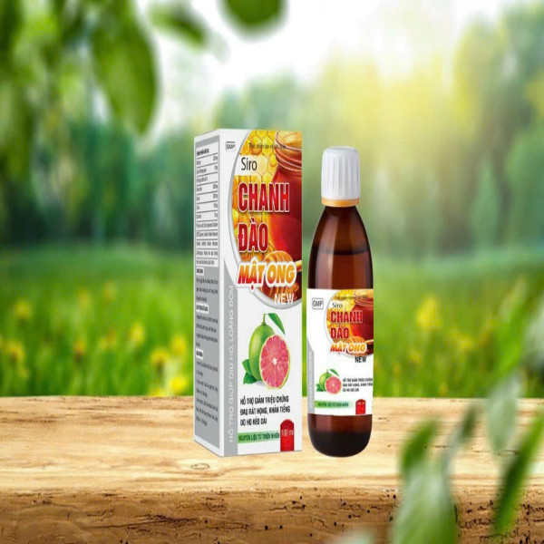 Siro Chanh Đào Mật Ong Cam _Yn (Lọ100Ml)