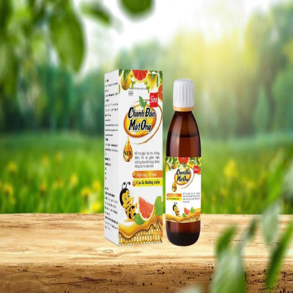 Siro Chanh Đào Mật Ong Trắng (Ong Nằm Ngửa) Yn (Lọ100Ml)
