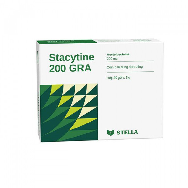 Stacytine 200Mg (Acetylcystein) Gói _Stella (H20 Gói X 3Gr)