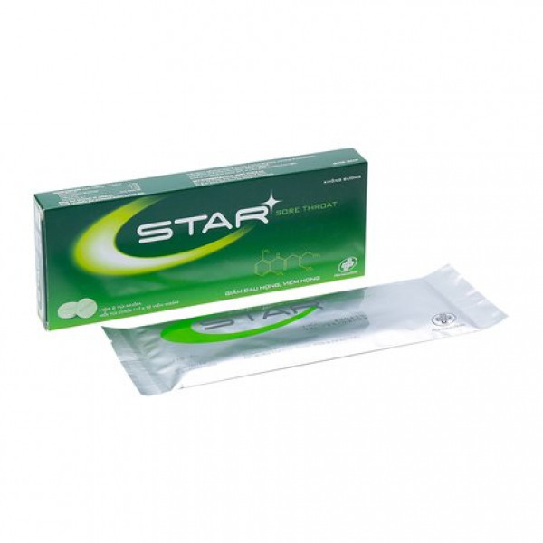 Star Sore Throat (H24V) Xanh Lá