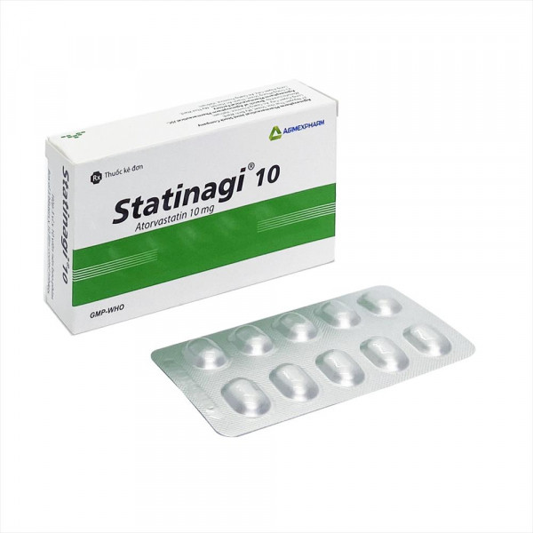 Statinagi Atorvastatin 10Mg Agimexpharm (H30V)
