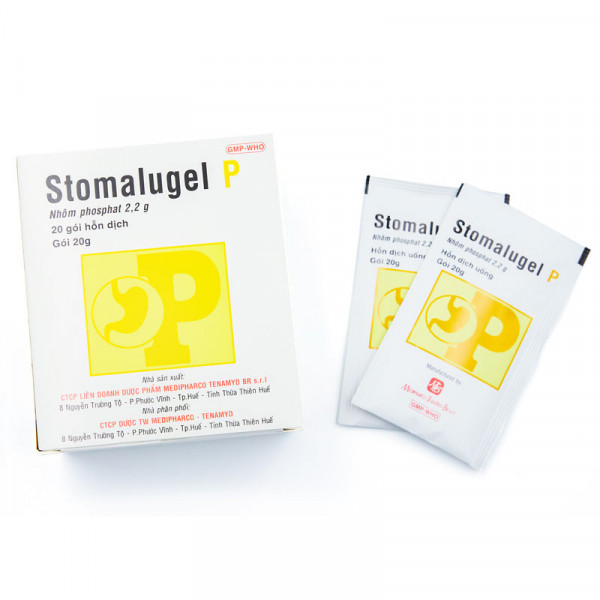 Stomalugel-P Nhôm Phosphat 2,2G Medipharco (H20G20Gr)