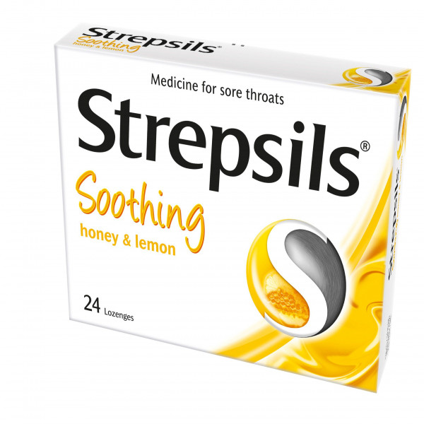 Strepsils Honey & Lemon Chanh Mật Ong (H24V)