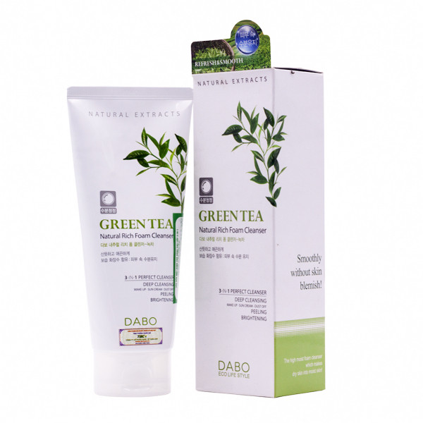 SRM Dabo Trà Xanh Cao Cấp 3In1 (T180Ml)