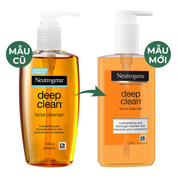 SRM Neutrogena Deep Clean Facial Cleanser (Chai150Ml)