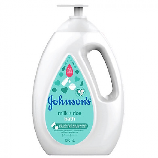 Sữa Tắm Johnson's Baby Bath Milk + Rice (C1000Ml)