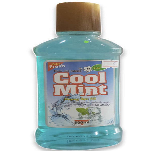 Súc Miệng Coolmint Bạc Hà (C500Ml)  Cọc 5 Chai