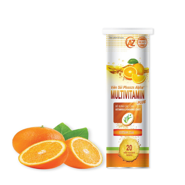 Sủi Multivitamin 4G Cam _Az (Cọc10T20V)