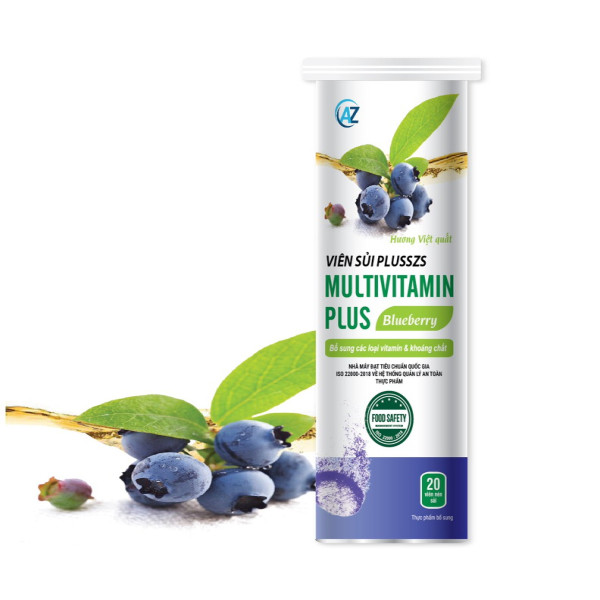 Sủi Multivitamin Việt Quất 4G _Az (Cọc10T20V)