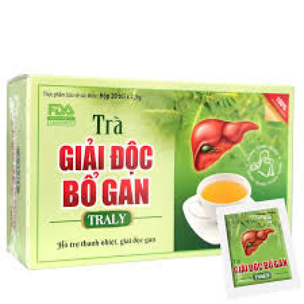 Trà Giải Độc Bổ Gan Traly (Hộp/20 Túi X 2,5Gr)