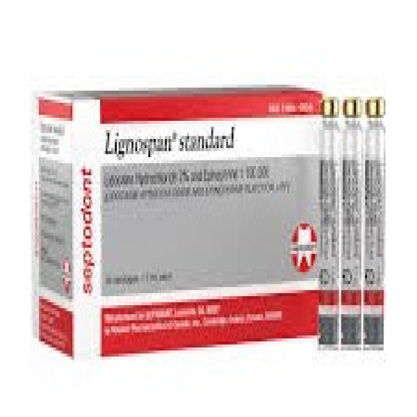 Lignospan Standard (Lidocacin) Tiêm _Pháp (H/50 Ống X 1,8Ml)