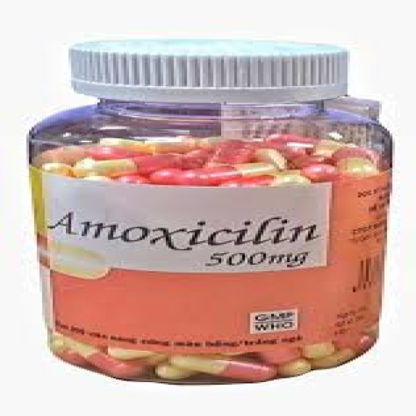 Amoxicilin 500Mg Nang _Tipharco (Lọ/200V)