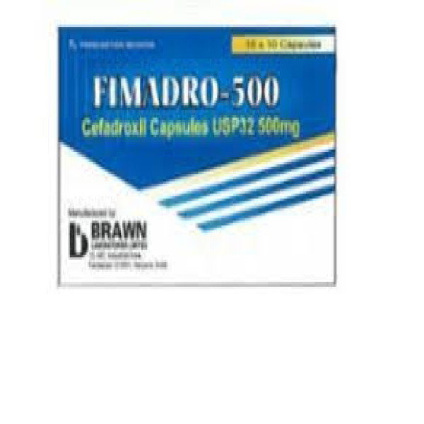 Fimadro 500Mg (Cephadroxil) Bạc _Brawn Ấn Độ (H/100V)