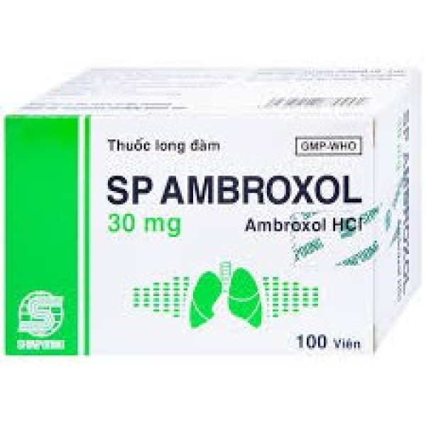 Sp Ambroxol 30Mg Shinpoong (Hộp 10 Vỉ X 10 Viên)