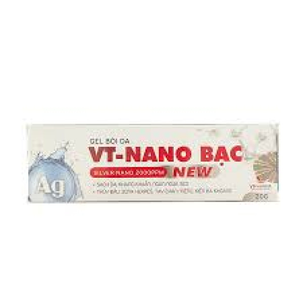 Vt Nano Bạc (Tuýp/20 Gram) gel nano bạc