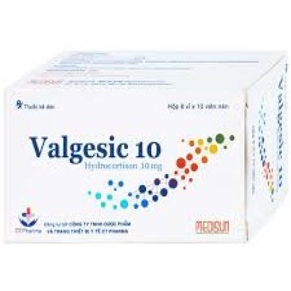 Valgesic 10Mg (Hydrocortison) _Medisun (H/6 Vỉ X 10V)