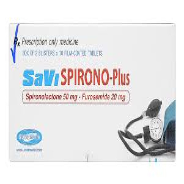 Savi Spirono Plus 50/25Mg _Savi (H/20V)
