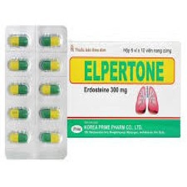 Elpertone 300Mg (Erdosteine) _Hàn Quốc (H/6 Vỉ X 10V)