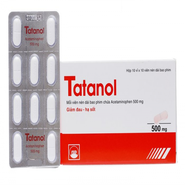 Tatanol 500Mg Pymepharco (10 Vỉ X 10 Viên)