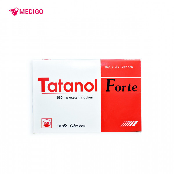 Tatanol Forte 650Mg _Pymer (30 Vỉ X 5 Viên)