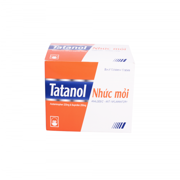 Tatanol Nhức Mỏi Pymephaco (H100V)
