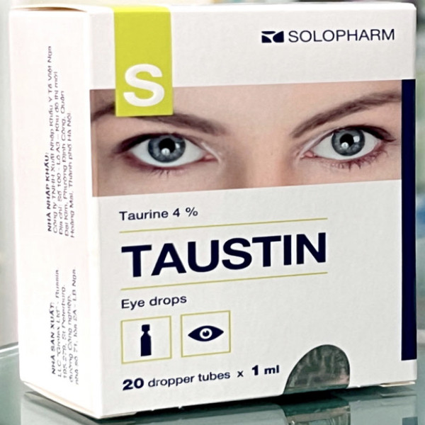 Taustin 4% -1Ml Nhỏ Mắt _Cty Solopharm (H20 Tép X 1Ml) To